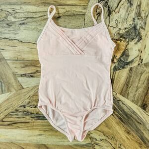 Cat & Jack, Girls Size 7T/8T, Pink Cami Dance Leotard, Keyhole Back